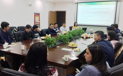 留学生学生座谈会-张宝提供