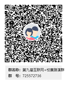 第九届互联网+校赛路演群群二维码