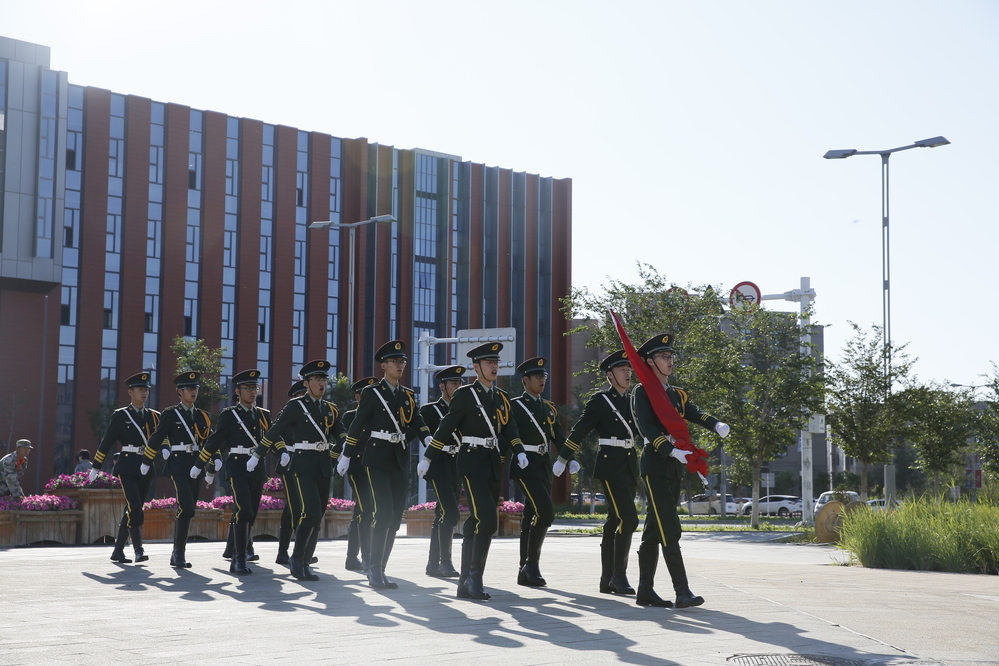 20190701校区党员集体升国旗仪式-张宝 (6)