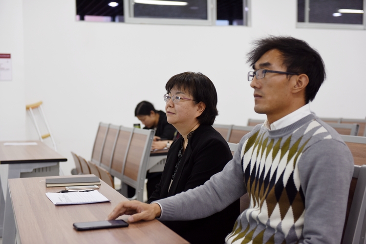 20191227文理学院成功举办第一届青年教师板书设计大赛 (4)