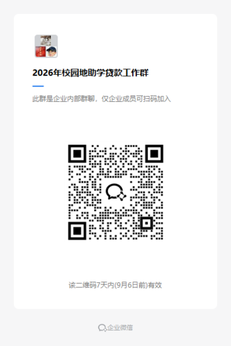 2026年校园地助学贷款工作群