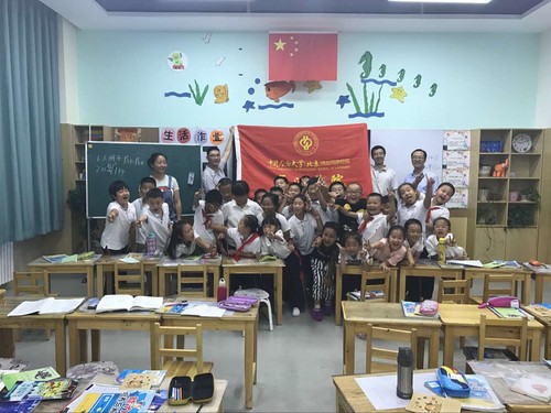 赴康城小学科普活动